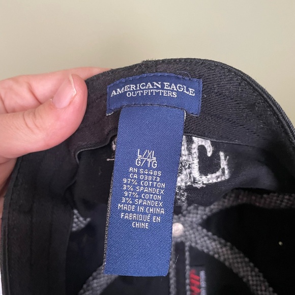 Y2K American Eagle Outfitters Black Cap - Picture 5 of 8